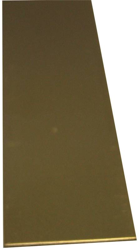 K & S ENGINEERING K & S 8244 Decorative Metal Strip, 2 in W, 12 in L, 0.032 in Thick, Brass HARDWARE & FARM SUPPLIES K & S ENGINEERING