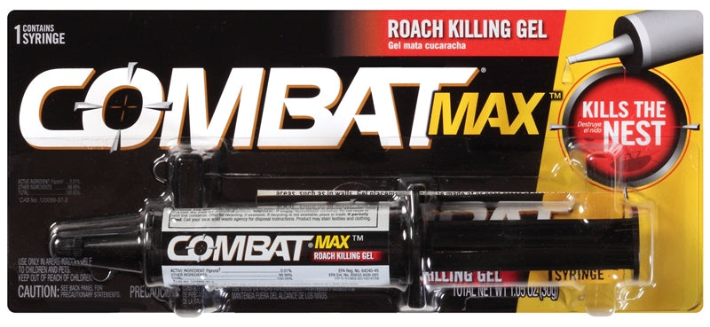 COMBAT Combat 51963 Roach Killer, Gel, Characteristic, 30 g LAWN & GARDEN COMBAT