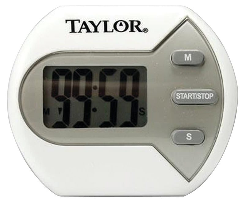 TAYLOR Taylor 5806 Timer, LCD Display, 99 min, White HOUSEWARES TAYLOR