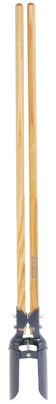 SEYMOUR Seymour 21200 Post Hole Digger, Triple Riveted Blade, HCS Blade, Hardwood Handle, Square Cut Handle, 59 in OAL LAWN & GARDEN SEYMOUR