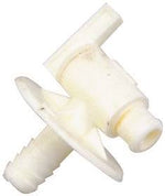 US HARDWARE US Hardware RV-394C Water Spigot, 1/2 in OD, Plastic, White AUTOMOTIVE US HARDWARE