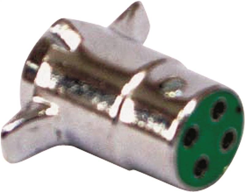 US HARDWARE US Hardware RV-496C Trailer Connector, 4-Pole, Metal AUTOMOTIVE US HARDWARE