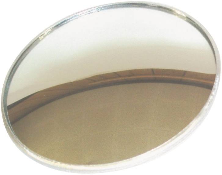 US HARDWARE US Hardware RV-610C Convex Driving Mirror, 3 in Dia, Round, Metal Frame AUTOMOTIVE US HARDWARE