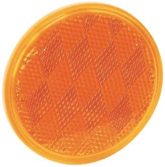 US HARDWARE US Hardware RV-660C Safety Reflector, Amber Reflector, Plastic Reflector AUTOMOTIVE US HARDWARE