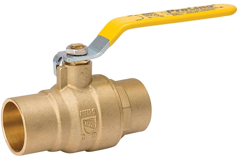B & K INDUSTRIES B & K 107-856NL Ball Valve, 1-1/4 in Connection, Compression, 600/125 psi Pressure, Manual Actuator, Brass Body PLUMBING, HEATING & VENTILATION B & K INDUSTRIES