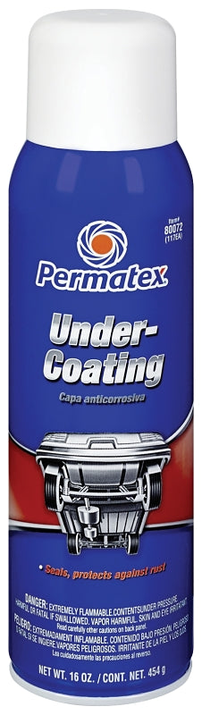 PERMATEX Permatex 80072 Undercoating, 20 oz Aerosol Can, Liquid AUTOMOTIVE PERMATEX   