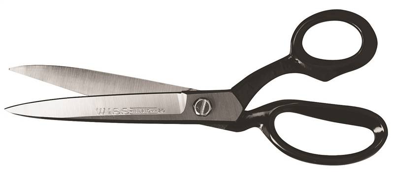 WISS Crescent Wiss W20 Industrial Scissor, 10-3/4 in OAL, 4-3/4 in L Cut, Nickel Blade, Bent Handle, Black Handle HOUSEWARES WISS   