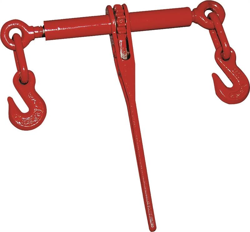 ANCRA Ancra 45943-22 Load Binder, 1/4 to 5/16 in Chain/Rope, 2600 lb Working Load, Steel, Red, E-Coat Paint AUTOMOTIVE ANCRA