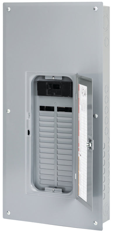 SQUARE D Square D QO130M200PC Load Center, 30 -Pole, 200 A, 30 -Space, NEMA 1 Enclosure, Flush, Surface Mounting