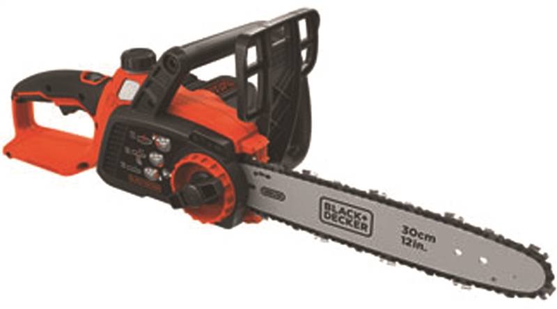 BLACK+DECKER Black+Decker LCS1240 Chainsaw, Battery Included, 2 Ah, 40 V, Lithium-Ion, 4 in Cutting Capacity, 12 in L Bar OUTDOOR LIVING & POWER EQUIPMENT BLACK+DECKER