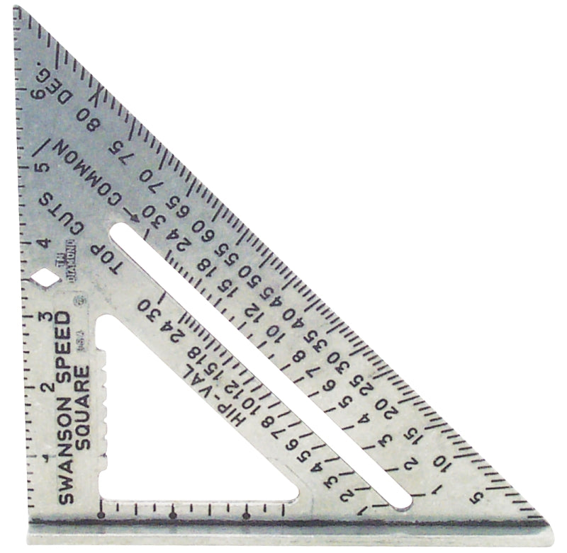 SWANSON TOOL Swanson Speed Series S0101 Pocket Square, Aluminum, 7-1/4 in L, 7 in W