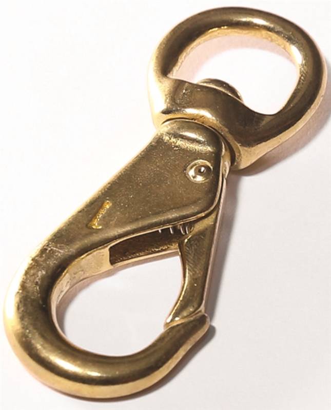 BARON Baron 251BT-3 Quick Snap, 1/2 in Snap Opening, 4-9/16 in L Dimensions, 198 lb Working Load, Solid Bronze