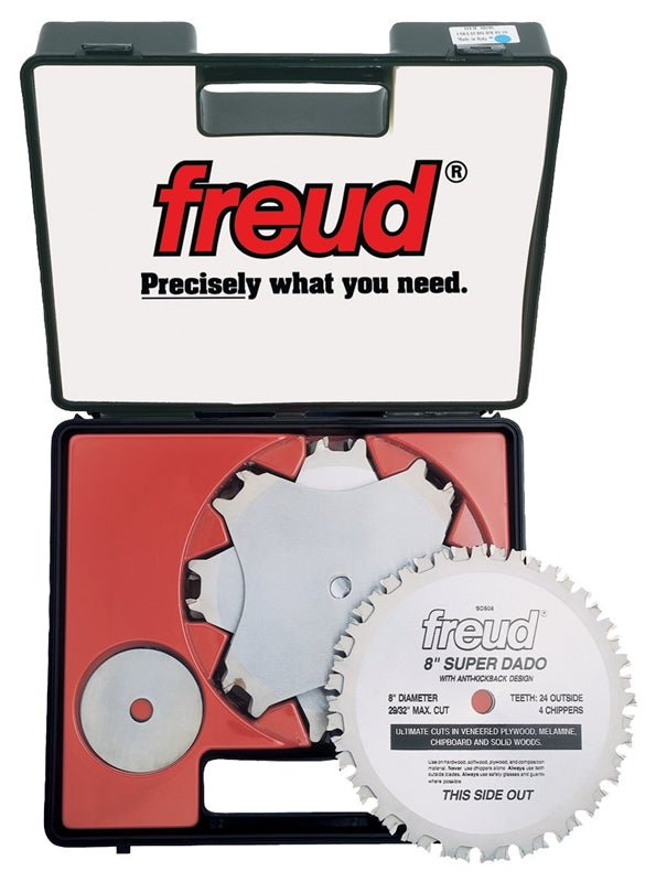 FREUD Freud SD508 Dado Blade Set, 5/8 in Arbor, 24-Teeth TOOLS FREUD