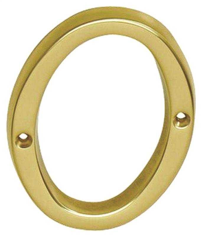 SCHLAGE BUILDERS HARDWARE Schlage SC2-3006-605 #0 House Number, Character: 0, 4 in H Character, Brass Character, Brass HARDWARE & FARM SUPPLIES SCHLAGE BUILDERS HARDWARE