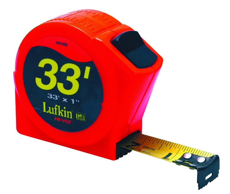 LUFKIN RULE TAPE 33FT X 1IN OR HI-VIZ ELECTRICAL LUFKIN