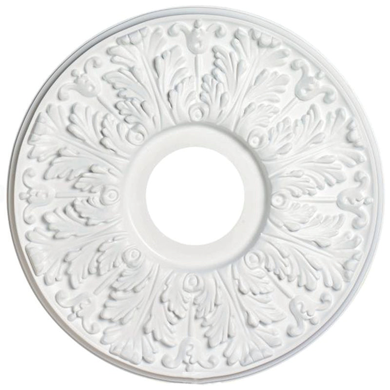WESTINGHOUSE Westinghouse 7702800 Ceiling Medallion, 15-1/2 in Dia, Plastic, Traditional White, For: Ceiling Fans, Lighting Fixtures ELECTRICAL WESTINGHOUSE   