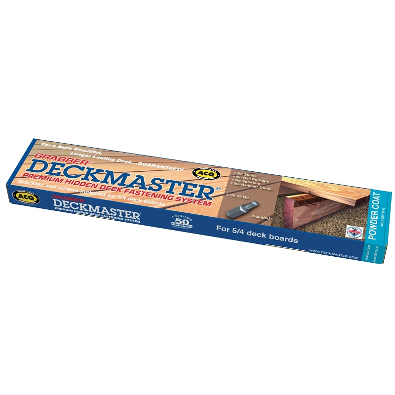 GRABBER CONSTRUCTION Grabber Construction Deckmaster Series DMP125-10 Hidden Bracket, 22-1/2 in L Dimensions, Powder-Coated HARDWARE & FARM SUPPLIES GRABBER CONSTRUCTION
