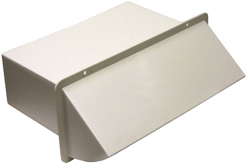 LAMBRO Lambro 1170W Wall Cap, Plastic, White, For: 10 x 3-1/4 in Hoods PLUMBING, HEATING & VENTILATION LAMBRO