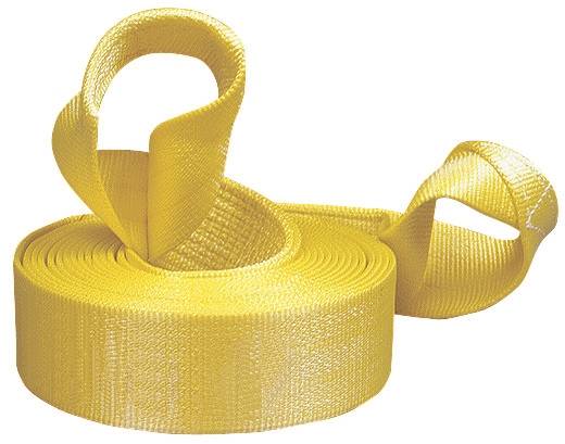 KEEPER Keeper 02932 Recovery Strap, 22,500 lb, 3 in W, 20 ft L, Hook End, Yellow AUTOMOTIVE KEEPER