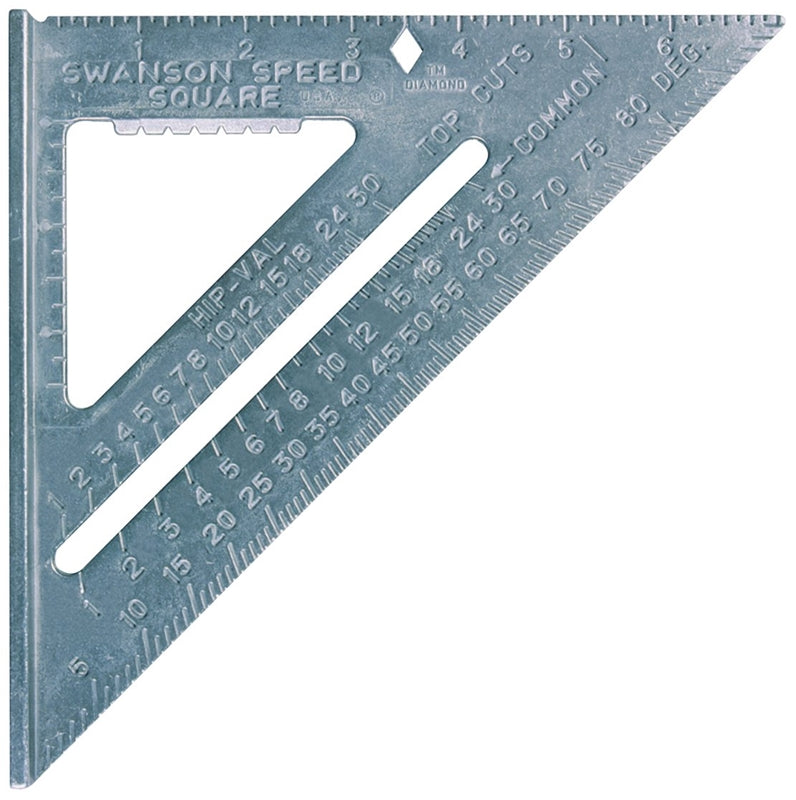 SWANSON TOOL Swanson Speed Series T0101 Square, Aluminum, 7 in L, 7 in W