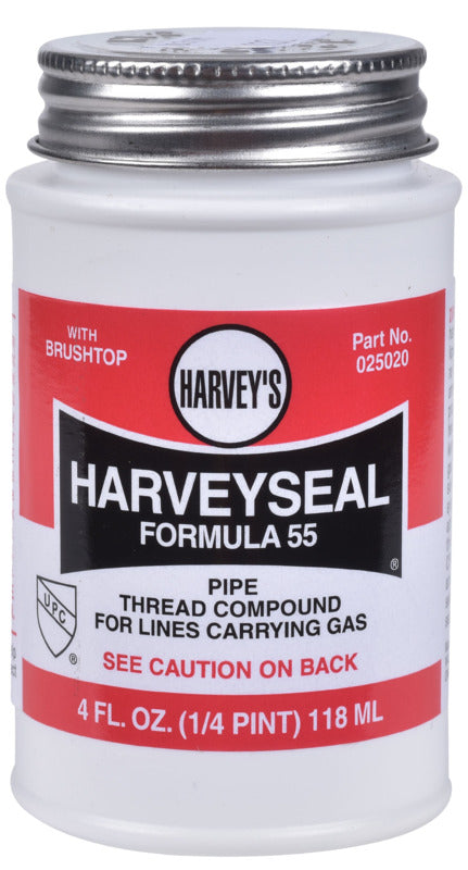 HARVEY Harvey 025020 Pipe Thread Compound, 4 fl-oz Jar, Liquid, Paste, Yellow PLUMBING, HEATING & VENTILATION HARVEY   