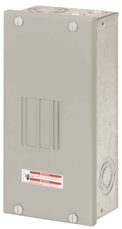 CUTLER-HAMMER Cutler-Hammer BR BR24L70FP Load Center, 70 A, 2 -Space, 4 -Circuit, Main Lug, NEMA 1 Enclosure, Flush Mounting ELECTRICAL CUTLER-HAMMER