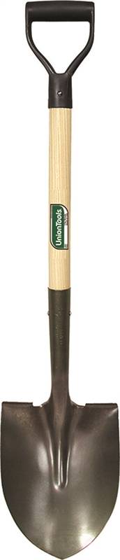 UNION TOOLS UnionTools 43106 Digging Shovel, 8-1/2 in W Blade, Carbon Steel Blade, Hardwood Handle, D-Shaped Handle, 28 in L Handle LAWN & GARDEN UNION TOOLS