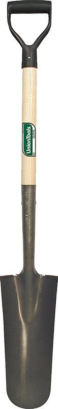 UNION TOOLS UnionTools 47107 Drain Spade Shovel, 5-1/4 in W Blade, Steel Blade, Hardwood Handle, D-Shaped Handle, 27 in L Handle LAWN & GARDEN UNION TOOLS