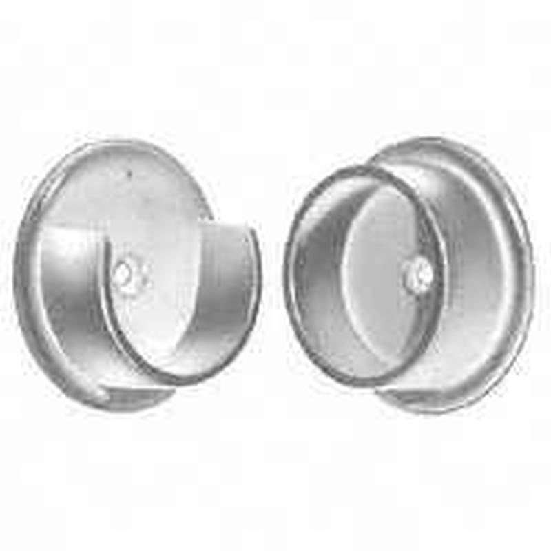 SCHLAGE BUILDERS HARDWARE Schlage SP586P Closet Pole Socket, Plastic, White