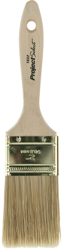 LINZER Linzer 1832-2 Paint Brush, 2 in W, 2-3/4 in L Bristle, China/Polyester Bristle