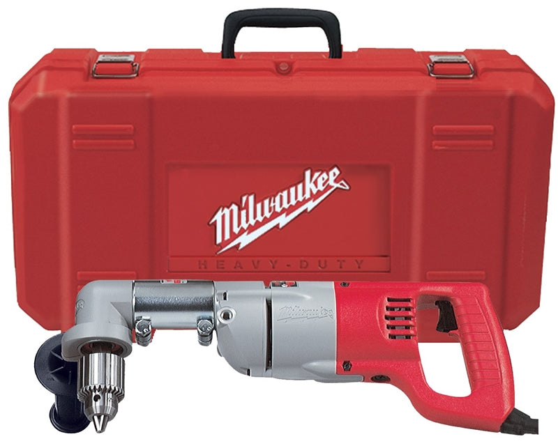 MILWAUKEE Milwaukee 3107-6 Drill Kit, 7 A, 1/2 in Chuck, Keyed Chuck, 8 ft L Cord PAINT MILWAUKEE