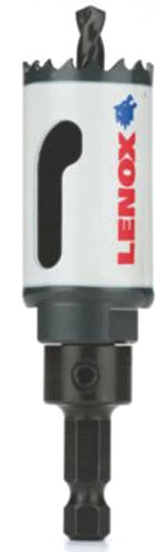 LENOX Lenox Speed Slot 1772483 Hole Saw, 1-1/8 in Dia, 1-9/16 in D Cutting, 1/4 in Arbor, HSS Cutting Edge PLUMBING, HEATING & VENTILATION LENOX