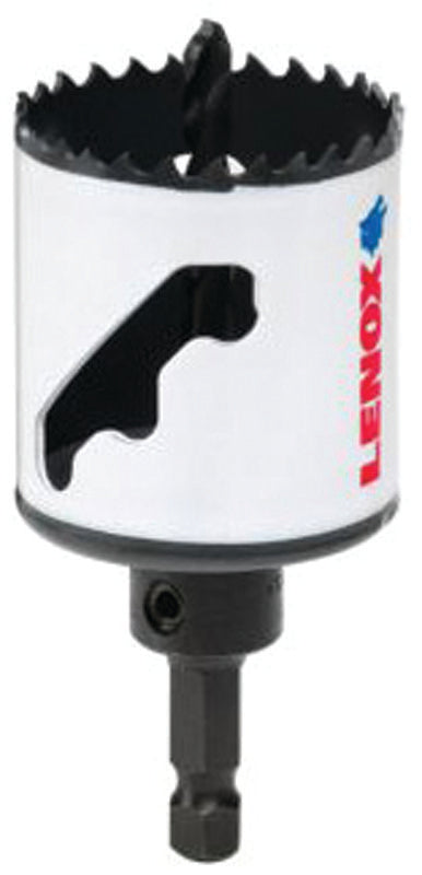 LENOX Lenox Speed Slot 1772778 Hole Saw, 1-7/8 in Dia, 1-9/16 in D Cutting, 1/4 in Arbor, HSS Cutting Edge PLUMBING, HEATING & VENTILATION LENOX