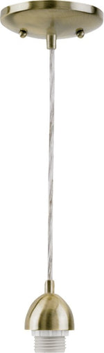 WESTINGHOUSE Westinghouse 7028700 Mini Pendant Light Fixture, 1-Lamp, Incandescent Lamp, Antique Brass Fixture ELECTRICAL WESTINGHOUSE
