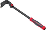 CRESCENT Crescent CODE RED Series DB18X Pry Bar, 18 in L, Flat End, Nail Slot Tip, Steel, Black, 4-1/8 in W PAINT CRESCENT