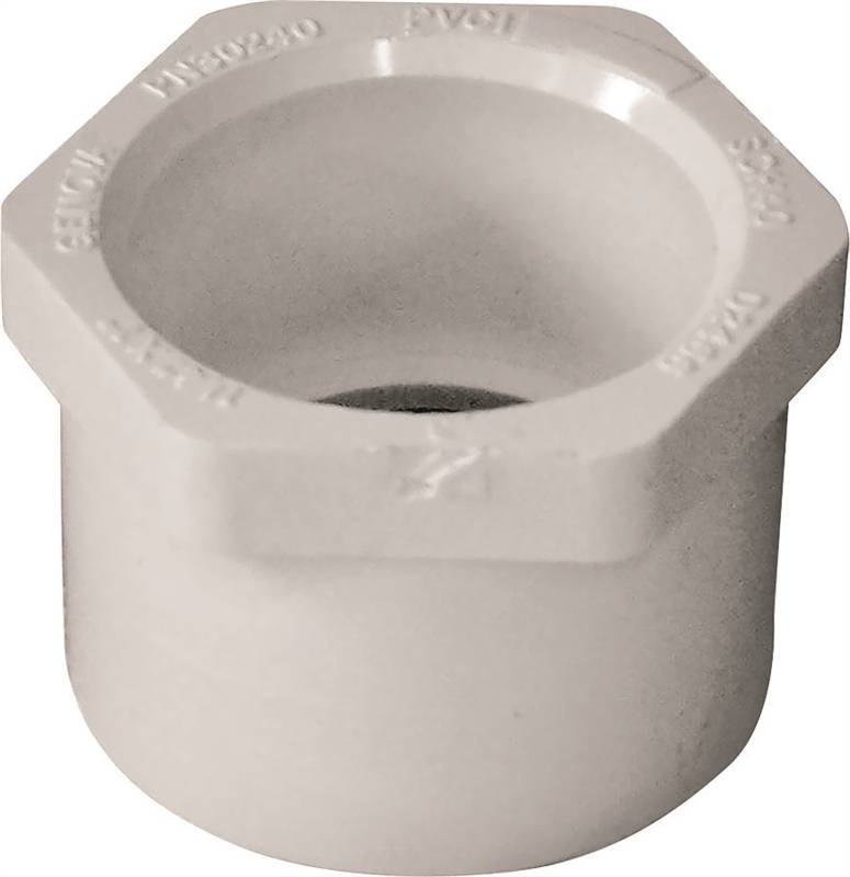 IPEX IPEX 435652 Reducing Bushing, 1-1/4 x 1 in, Spigot x Socket, White, SCH 40 Schedule, 150 psi Pressure LAWN & GARDEN IPEX