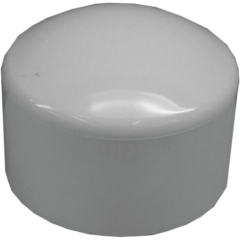 GENOVA USA Genova 300 Series 30153 Pipe Cap, 3 in, Slip Joint, White, SCH 40 Schedule LAWN & GARDEN GENOVA USA