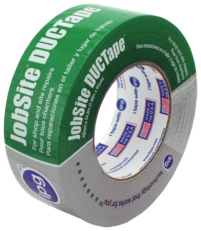 INTERTAPE POLYMER IPG 6700 All-Purpose Duct Tape, 60 yd L, 1.88 in W, Poly-Coated Cloth Backing, Silver PAINT INTERTAPE POLYMER