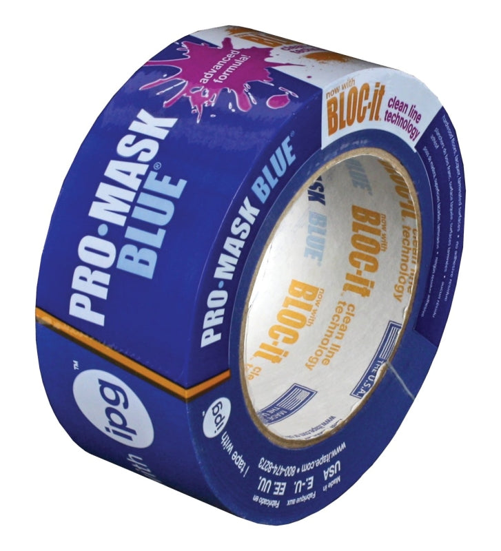 INTERTAPE POLYMER IPG 9533-2 Specialty Masking Tape, 60 yd L, 1.87 in W, 5-1/2 mil Thick, Crepe Paper/Synthetic Rubber Backing, Blue PAINT INTERTAPE POLYMER