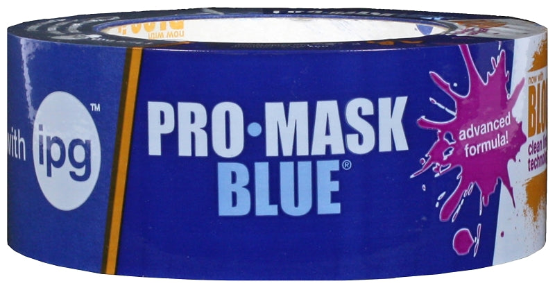 INTERTAPE POLYMER IPG 9532-1.5 Specialty Masking Tape, 60 yd L, 1.4 in W, 5-1/2 mil Thick, Crepe Paper/Synthetic Rubber Backing, Blue PAINT INTERTAPE POLYMER