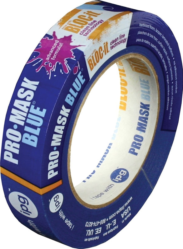 INTERTAPE POLYMER IPG 9530-.75 Specialty Masking Tape, 60 yd L, 0.7 in W, 5-1/2 mil Thick, Crepe Paper/Synthetic Rubber Backing, Blue PAINT INTERTAPE POLYMER