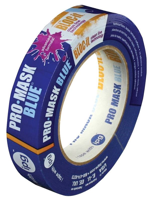 INTERTAPE POLYMER IPG 9531-1 Specialty Masking Tape, 60 yd L, 0.94 in W, 5-1/2 mil Thick, Crepe Paper/Synthetic Rubber Backing, Blue PAINT INTERTAPE POLYMER