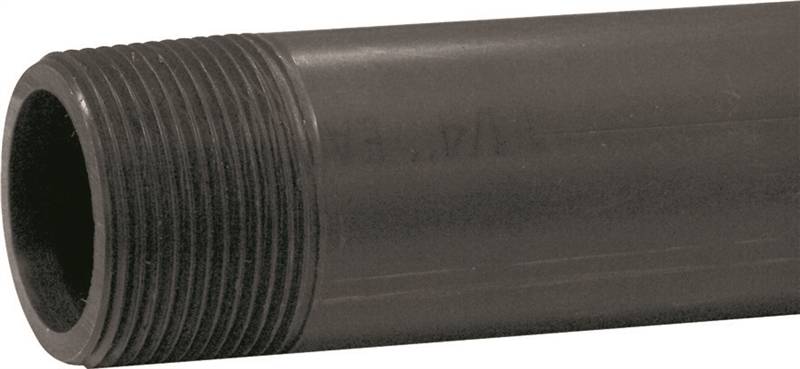 GENOVA USA Lasco 212120BC Pipe Nipple, 12 in L, 1-1/4 in, PVC, SCH 80 Schedule PLUMBING, HEATING & VENTILATION GENOVA USA