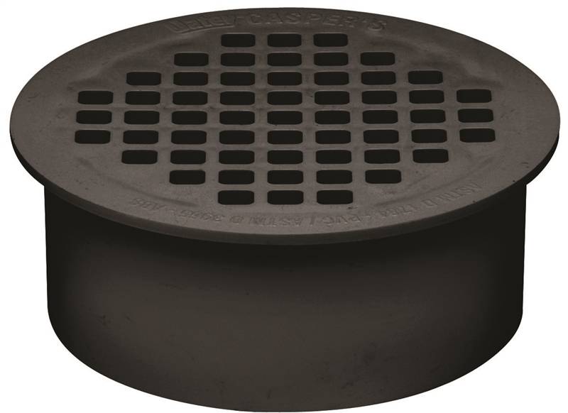 OATEY Oatey 43560 Floor Drain, 2 in, Snap-In, ABS Body, Black PLUMBING, HEATING & VENTILATION OATEY
