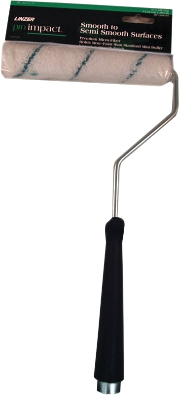 LINZER Linzer MT701-11 6 Mini Roller, 3/8 in Nap, Microfiber Cloth Cover, Threaded Handle, 6 in L Roller PAINT LINZER