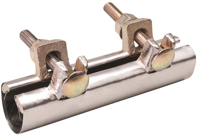 B & K INDUSTRIES B & K 160-706 2-Bolt Pipe Repair Clamp, 1-1/4 in, Stainless Steel PLUMBING, HEATING & VENTILATION B & K INDUSTRIES