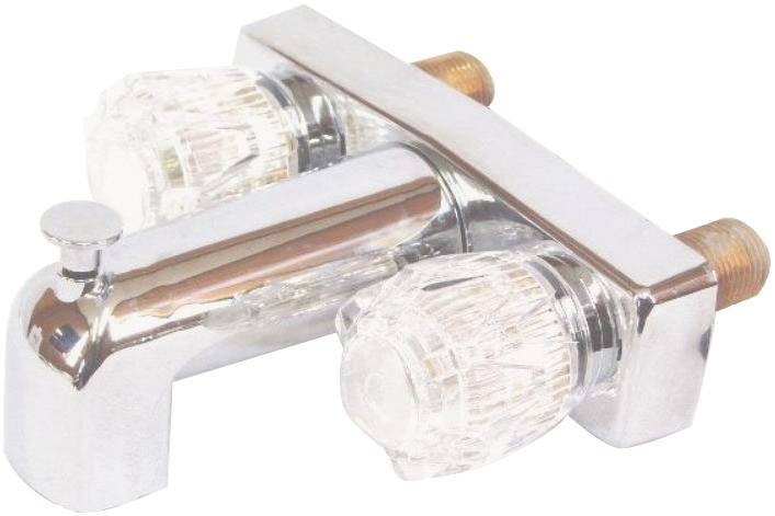 US HARDWARE US Hardware P-019NB Faucet Diverter, Chrome, Brass, 4 in Faucet Centers AUTOMOTIVE US HARDWARE