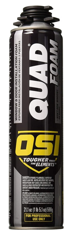 OSI OSI Quad 1866185 Foam Sealant, Tan, 21.1 oz Aerosol Can PAINT OSI