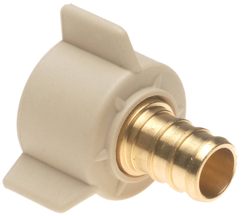 APOLLO Apollo APXFB1212S Pipe Adapter, 1/2 in, PEX x FPT, Brass, 200 psi Pressure, 24/CT PLUMBING, HEATING & VENTILATION APOLLO