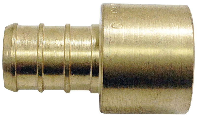 APOLLO Apollo APXFSA11 Pipe Adapter, 1 in, PEX x Female Solder, PEX-A, Brass, 200 psi Pressure PLUMBING, HEATING & VENTILATION APOLLO